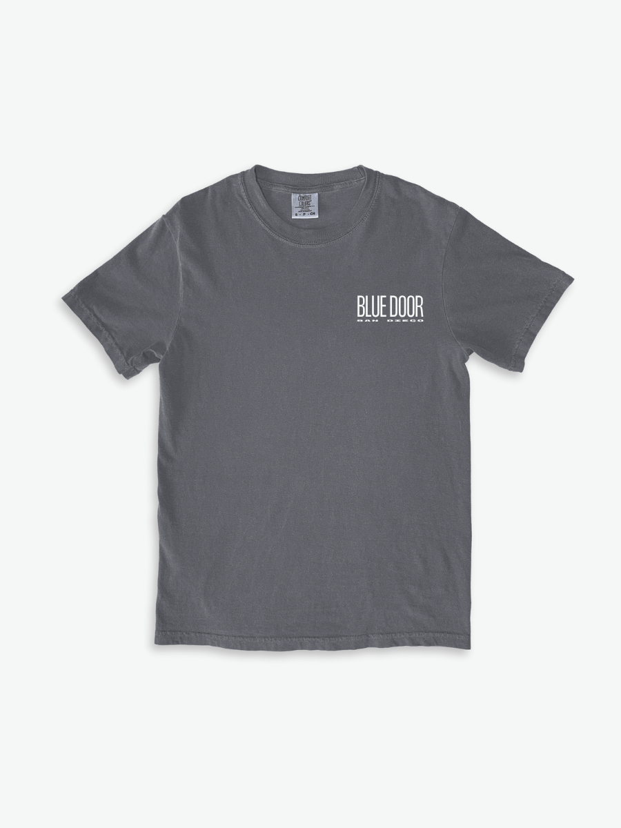Blue Door THIS IS YOUR LIFE Tee Shirt - 90 Year Diamond Star Design - Blue Door Life Philosophy Collection - Soft-Washed Garment-Dyed Fabric - San Diego Made product image (4)
