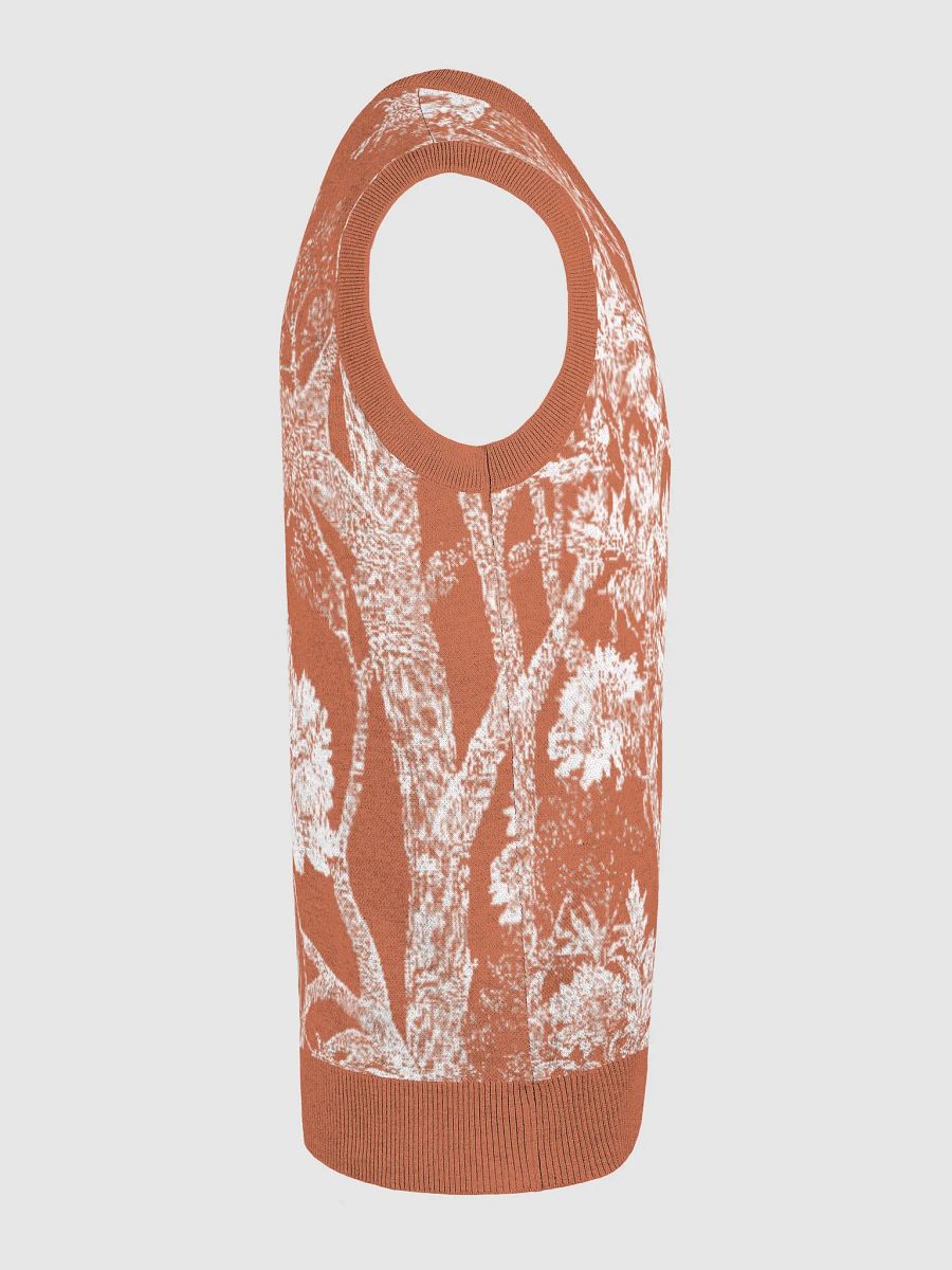 Floral Fusion Knitted V-Neck Vest product image (4)