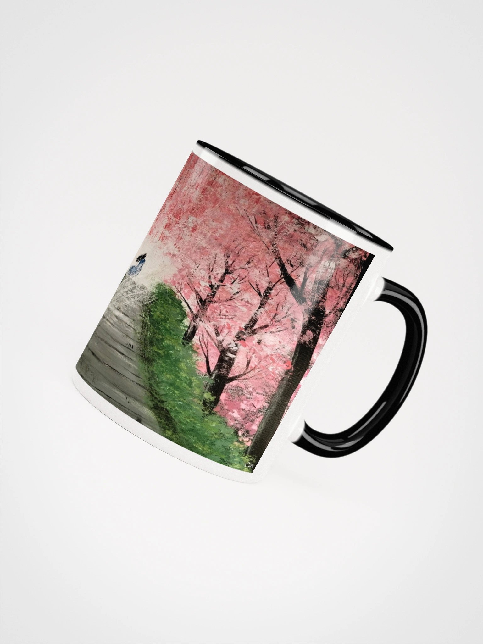 Pink trees with Silhouette Painted By Catt product image (7)