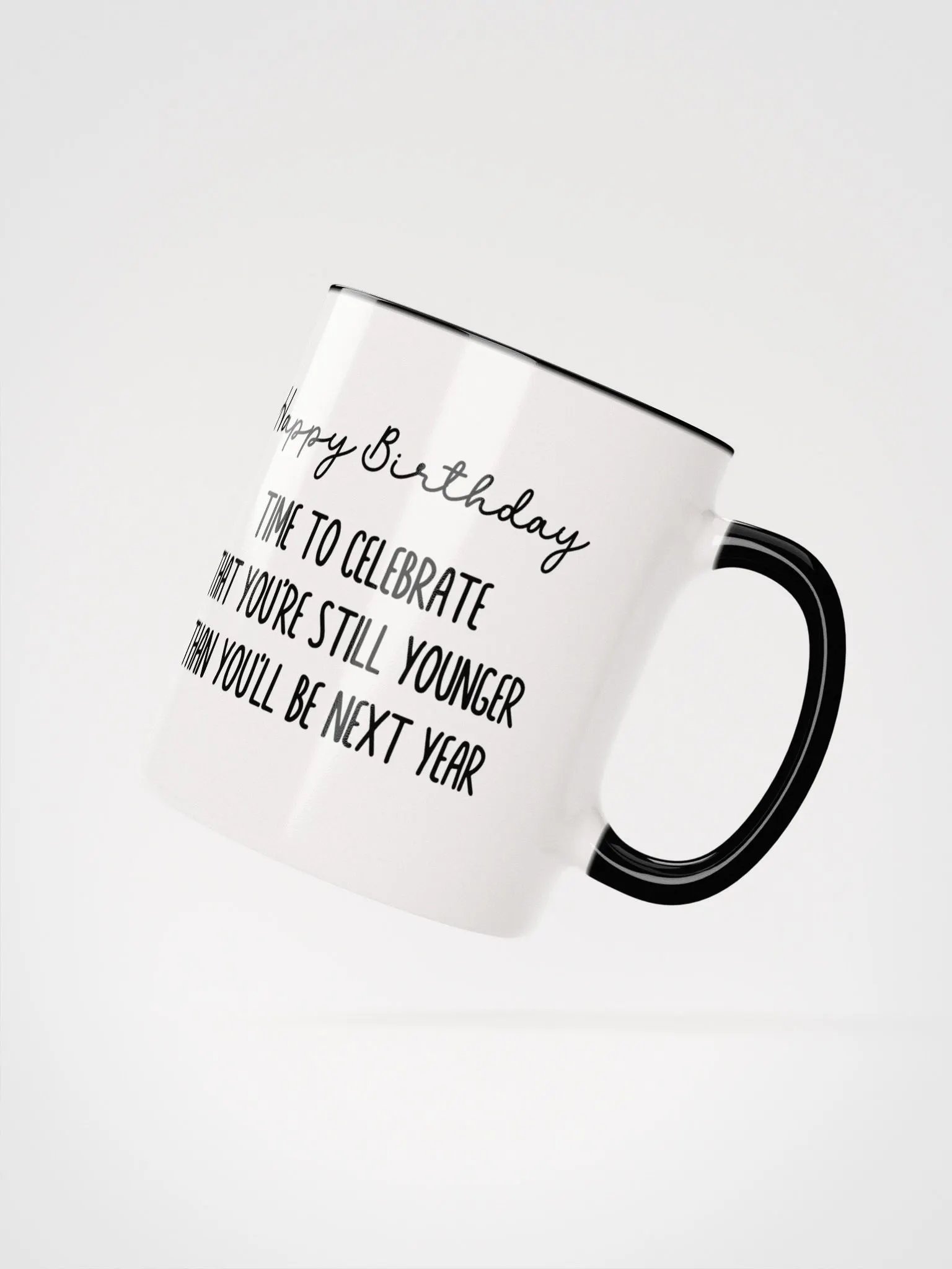Two Tone Line Birth Flower Mug SEPTEMBER – Personalized Gift product image (3)