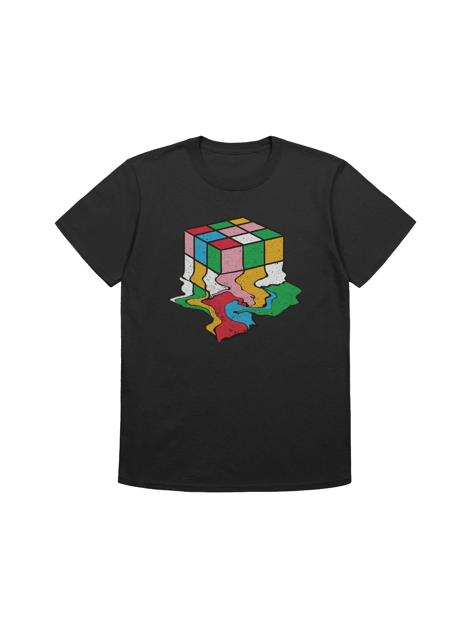 Melting Cube Drip T-Shirt product image (8)