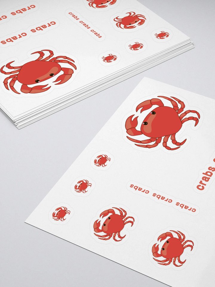 Crab Stickers product image (1)
