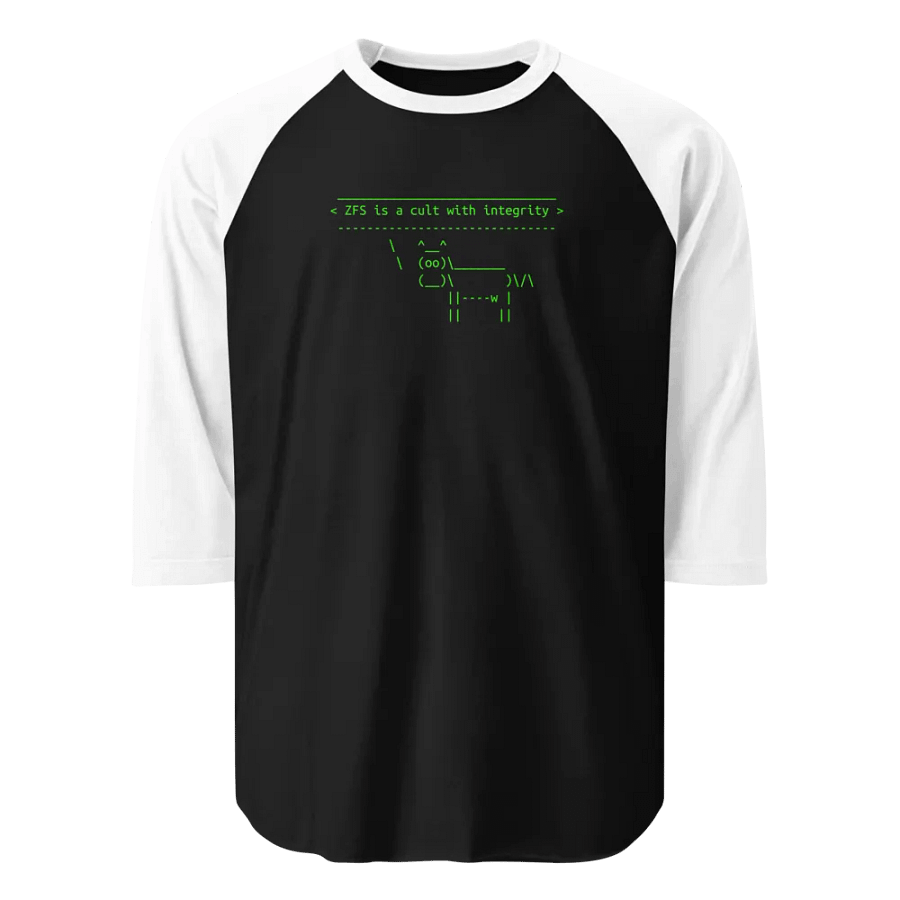 Cult of ZFS - Raglan Tee product image (2)