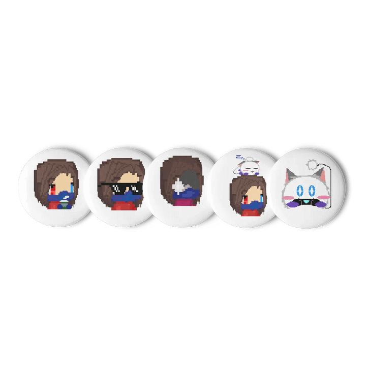 Cas and Kedama Pin Set product image (1)