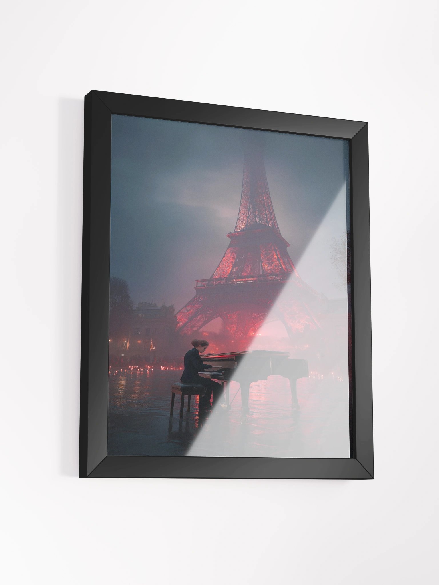 Eiffel Serenade Framed Matte Wall Art Canvas product image (5)