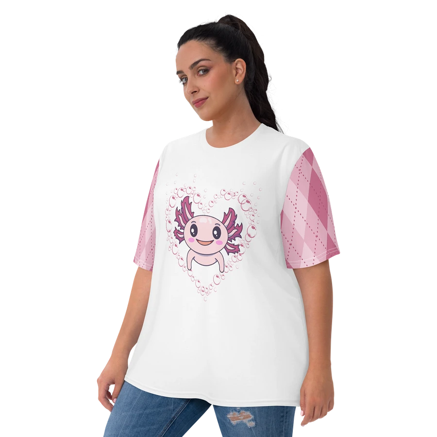 Pink And White Axolotl T-Shirt product image (8)