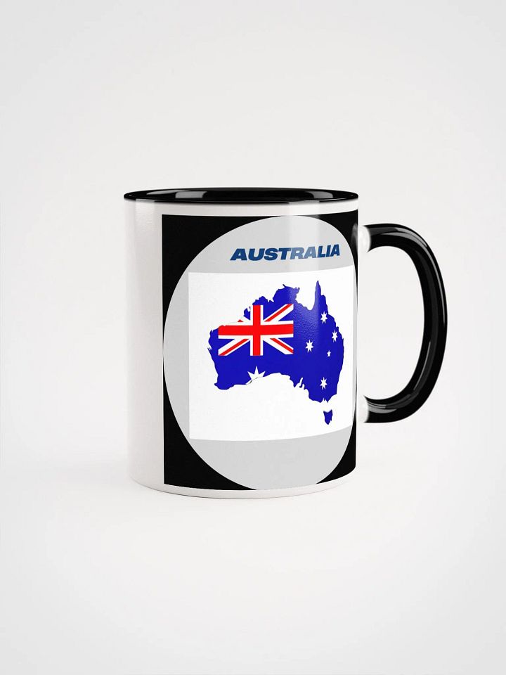 Ceramic Mug with Color Inside Australia Map product image (1)