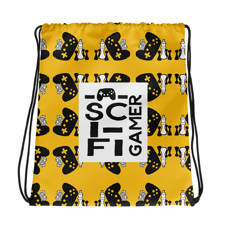 Sci-Fi Gamer Drawstring Bag product image (1)