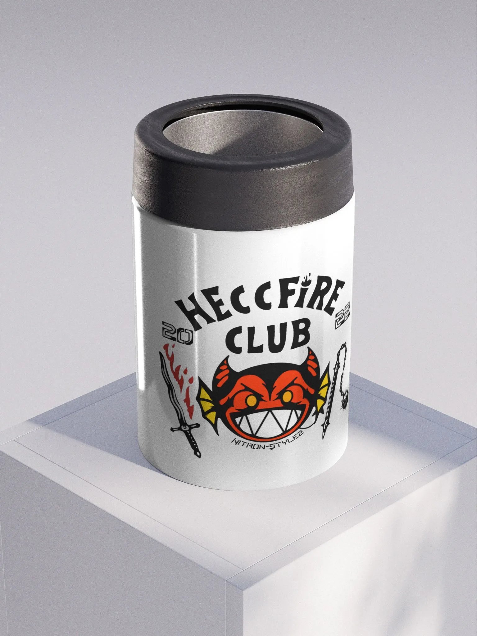 Weirder Stuff Collection - Heccfire Club Stainless Steel Koozie product image (2)