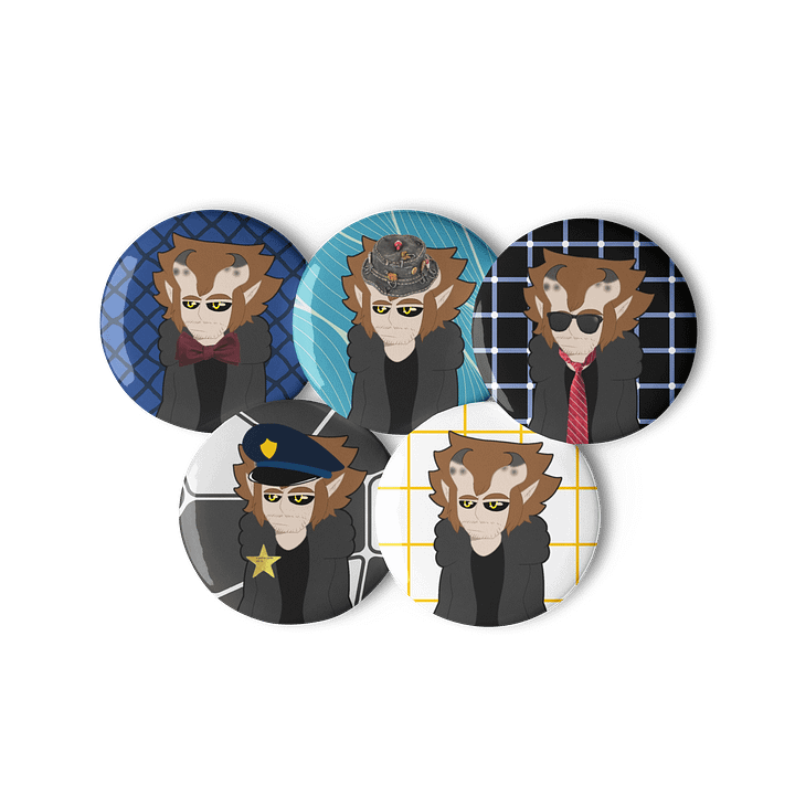 THE ASSYLUM: The Many Faces Of Bill Pin Set product image (2)
