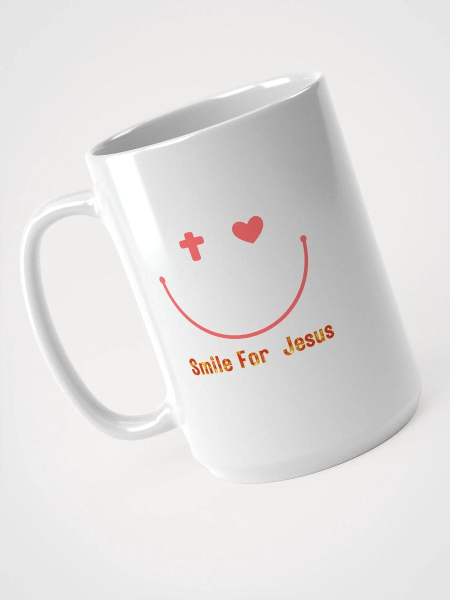 Smile For Jesus White Glossy Mug product image (3)