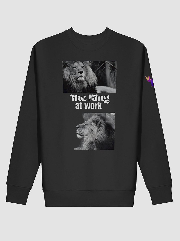 The king at work: Crew neck product image (2)
