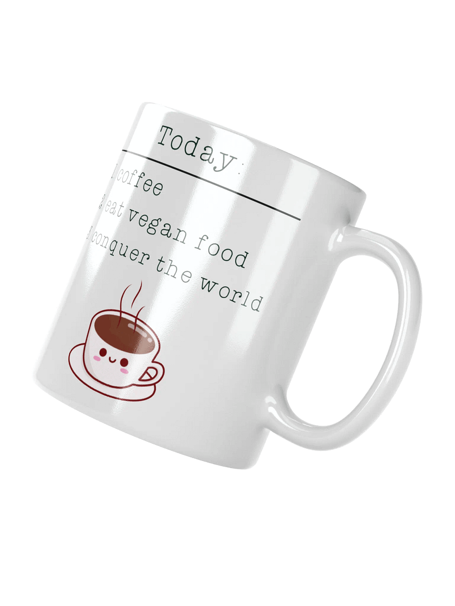 “Vegan Conquers the World” Coffee or Tea Mug product image (2)