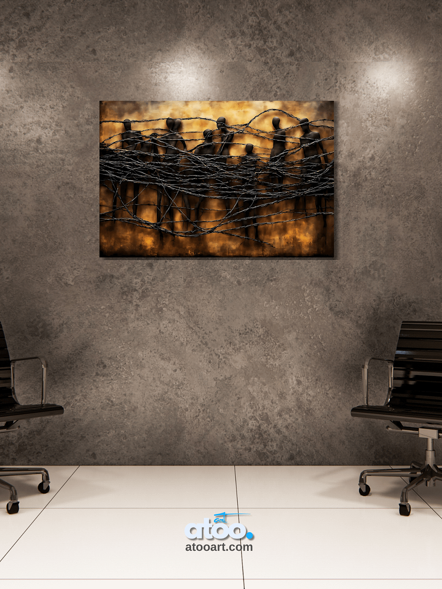 Be Free to Yourself Collection | Irrational Chaos | Canvas Painting product image (6)