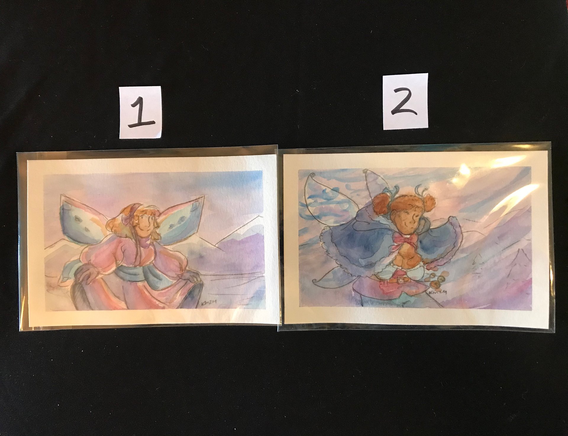 Winter Fairies Original Watercolors product image (2)