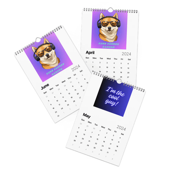 Shiba Inu Gaming Vibes 2024 Calendar product image (2)