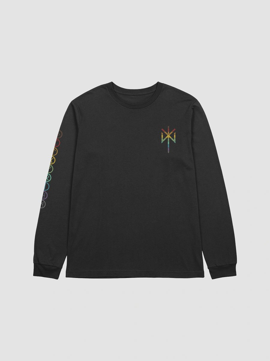 9 RINGS x BIFROST BIND RUNE UNISEX LONG SLEEVE TEE product image (1)