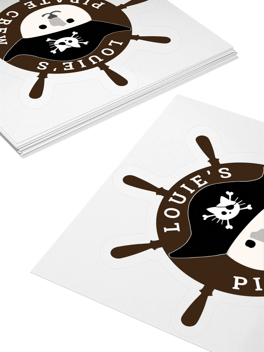 Pirate Crew Sticker White Border product image (4)