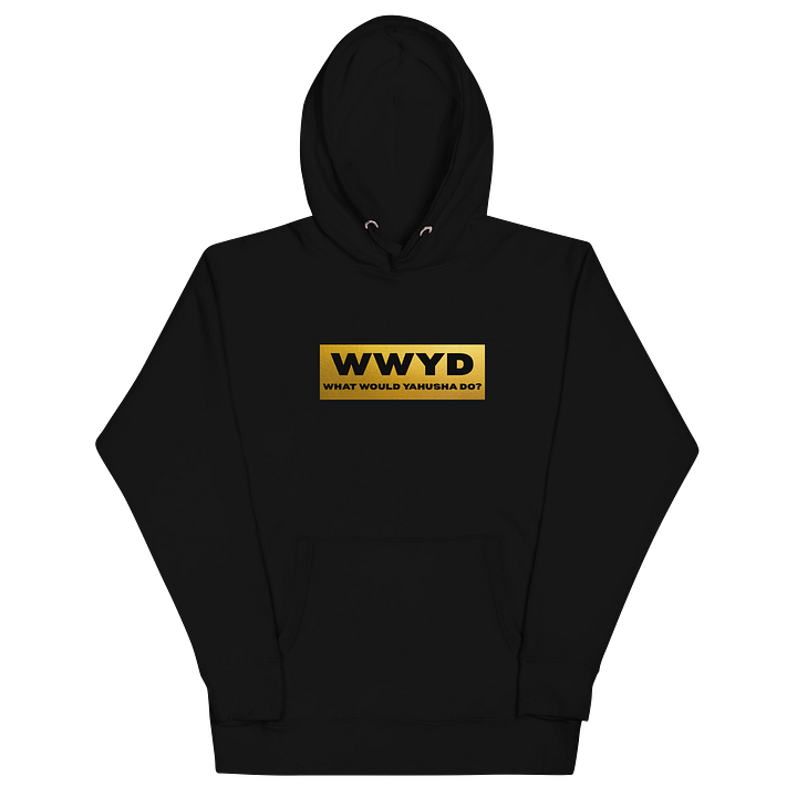 WWYD Gold writing Black Sweater product image (2)