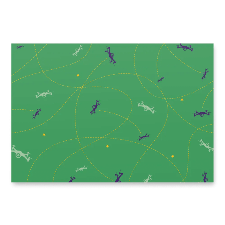 Flight Pattern Gift Wrapping Paper product image (3)