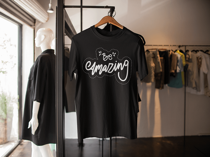 Be Amazing Black Unisex T-Shirt product image (2)