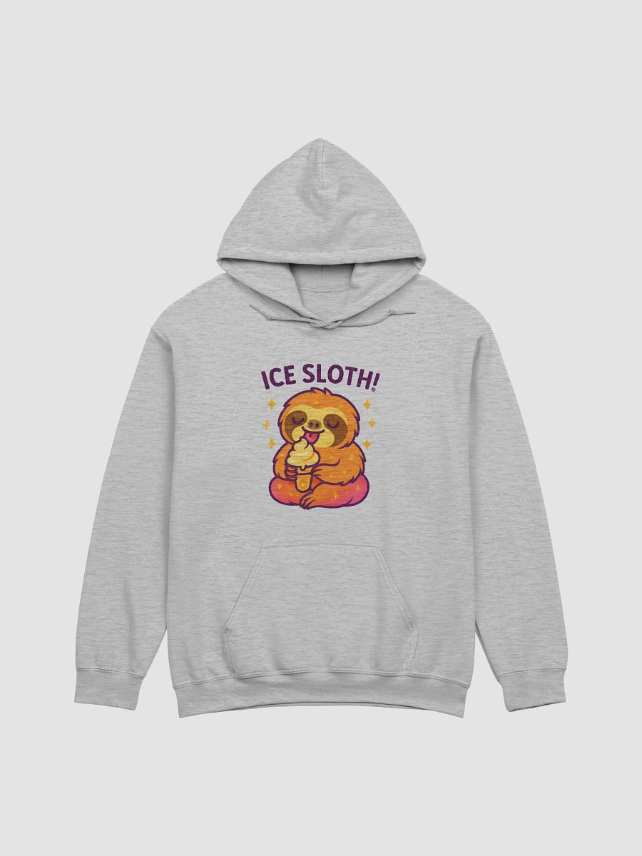 Ice Sloth – Funny Sloth Ice Cream Hoodie | Sloths Having Snacks Collection product image (1)