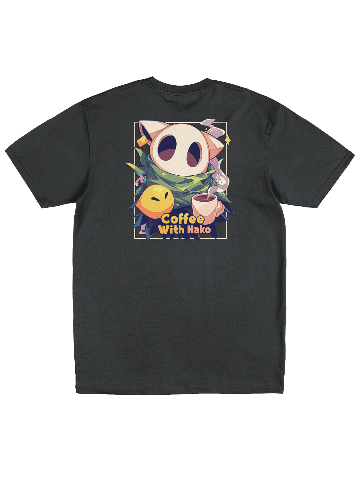 Coffee w Hako Premium Heavyweight Tee Front and Back Print product image (9)
