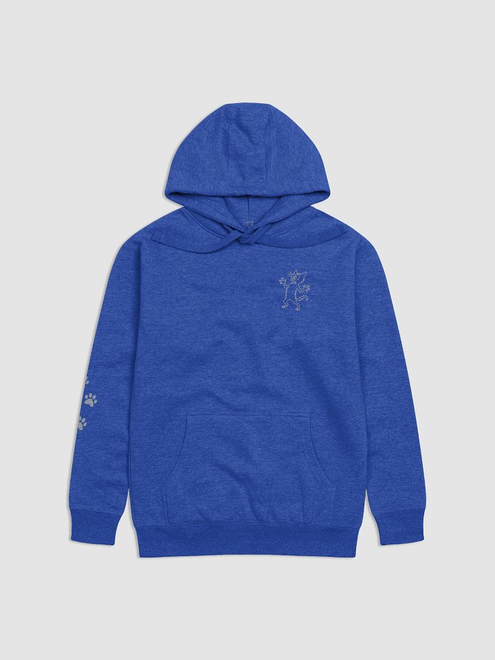 Scaredy Cat Hoodie-Silver Paws product image (2)