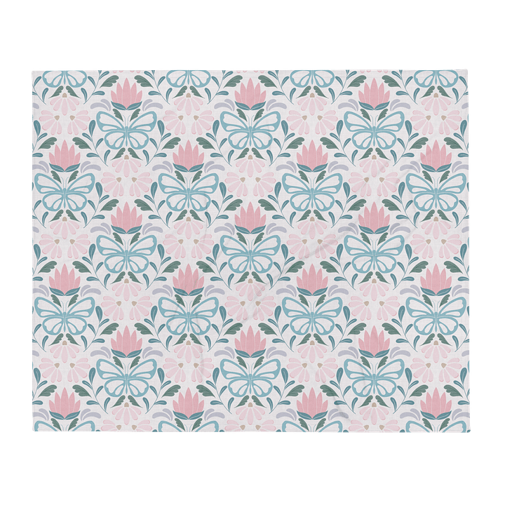 Butterfly Blooms Throw Blanket product image (1)
