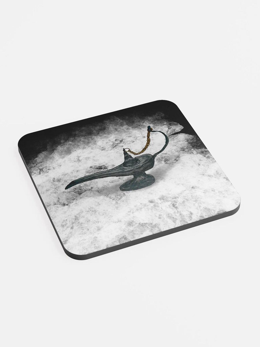 Daemon Lamp Glossed Cork Coaster product image (2)