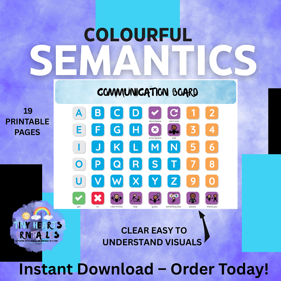 Printable Communication Boards for Kids | 12 Pages of Visual Vocabulary | SEN, AAC, Non-Verbal, Back to School, Feelings, Medical product image (6)