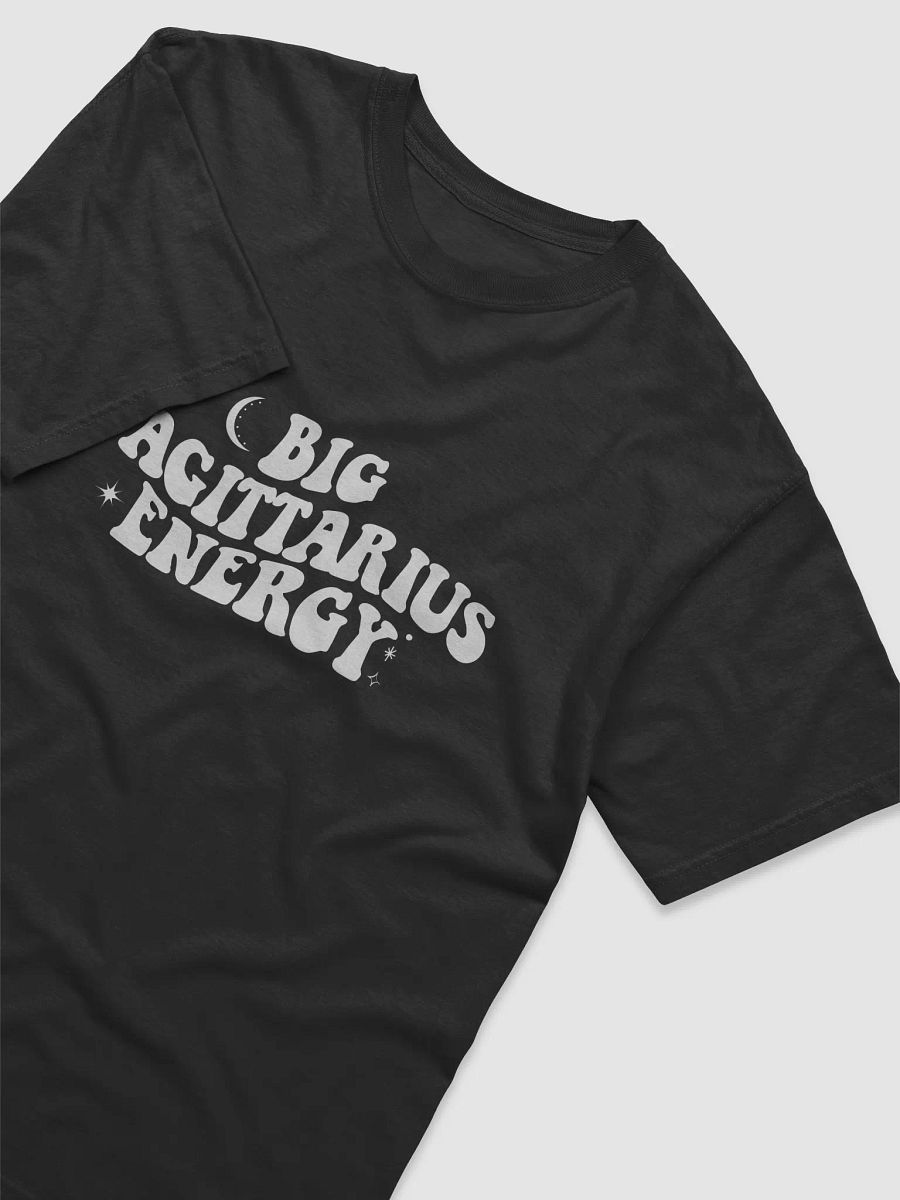 Big Sagittarius Energy T-Shirt (White Logo) product image (3)