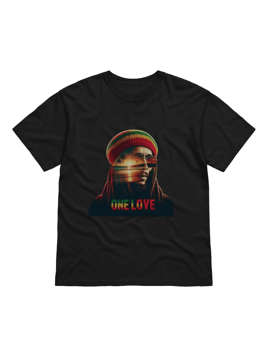 One Love Sunset Beanie T-Shirt product image (9)
