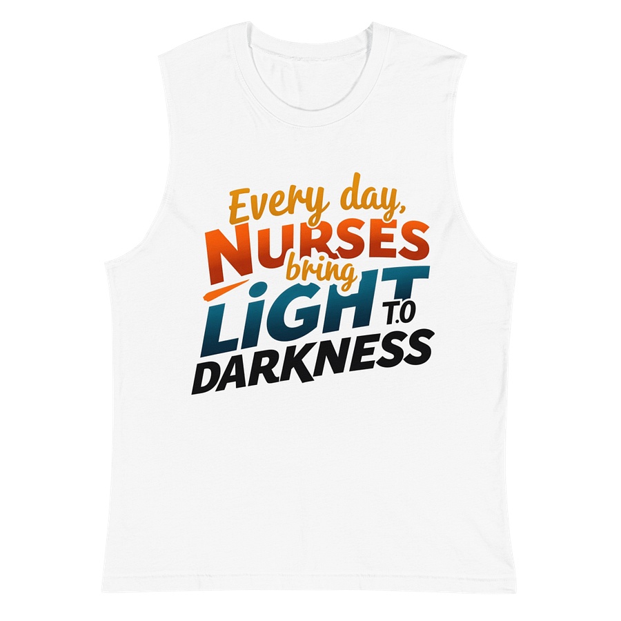 Light in Darkness Nurse Muscle Tank product image (2)