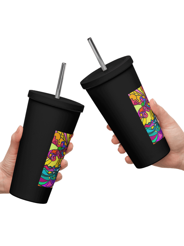 Cosmic Swirl Insulated Tumbler - Wave at Sunset product image (20)