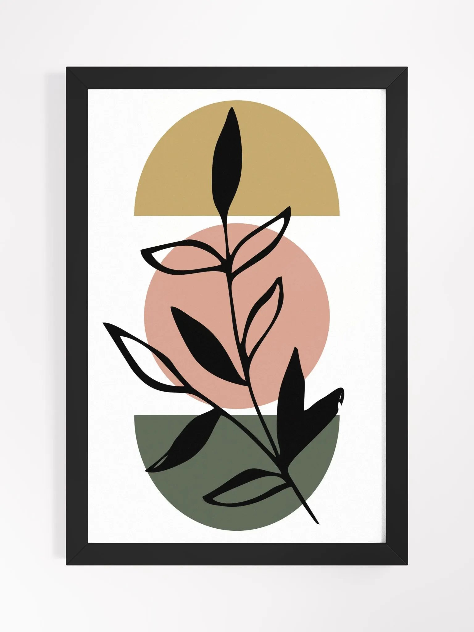 Botanical Silhouette Framed Poster product image (1)