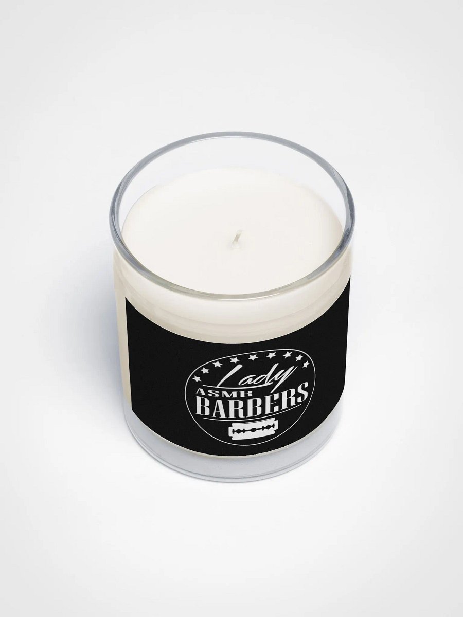 Soy Wax Candle In A Clear Glass Jar (Black) product image (3)