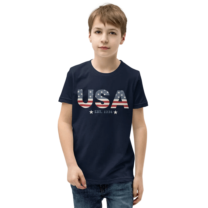 Kids American Flag USA Tee product image (30)