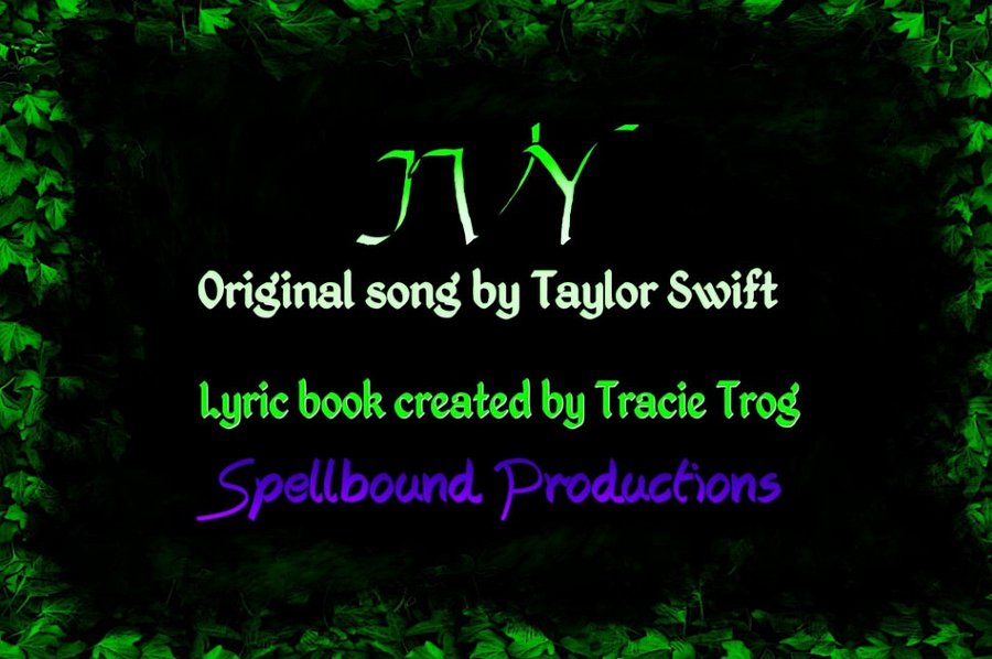Taylor Swift - Ivy Lyric Book - Free Download! product image (1)