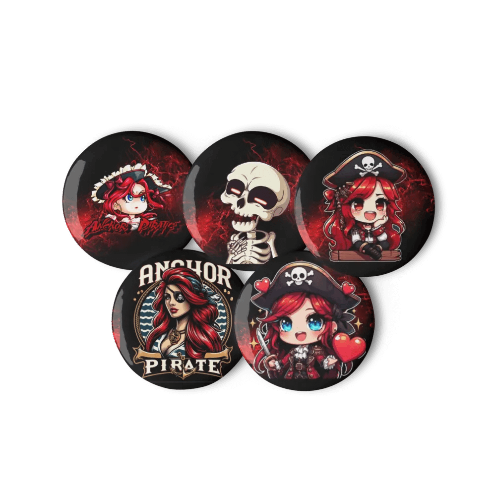 Anchor Pirate Pins set of 5 product image (7)