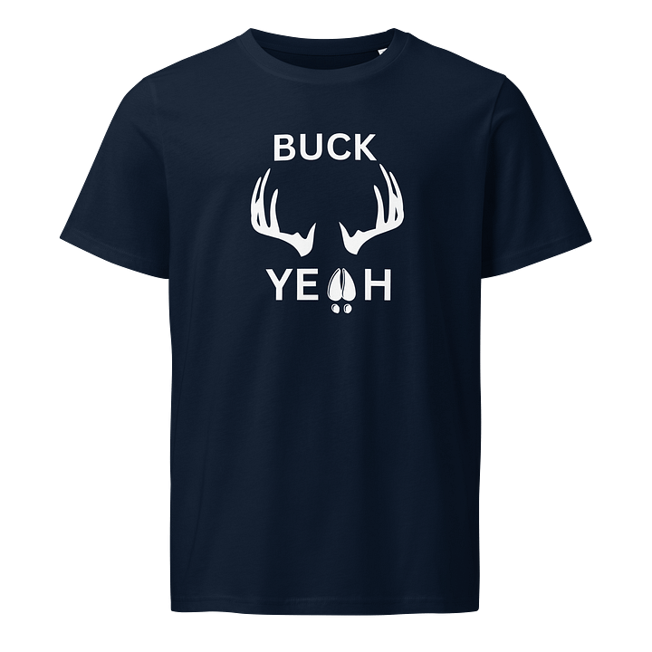 BUCK YEAH t-shirt with white design product image (1)