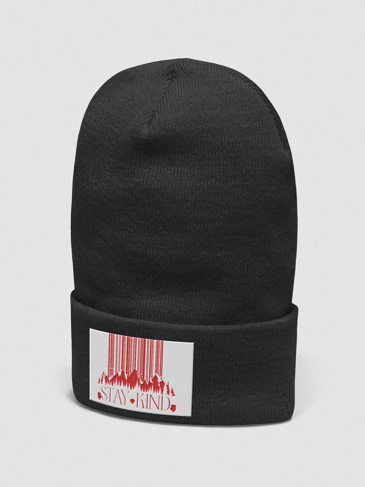 STAY KIND Barcode Mountains Beanie product image (4)