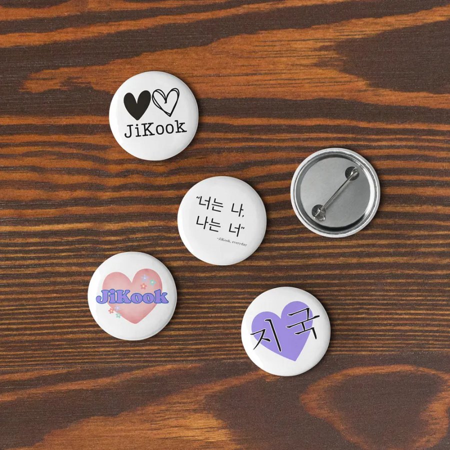 JiKook Pin Badges product image (4)