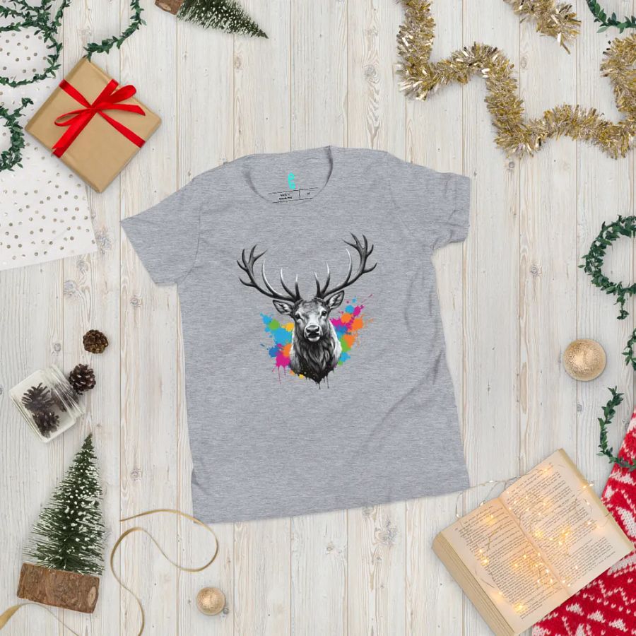 Colorful Elk Kids T-Shirt product image (5)