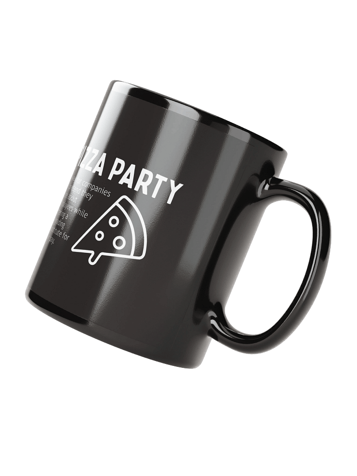 Pizza Party Black Mug product image (4)