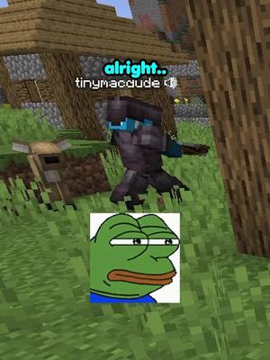 he THOUGHT he had me there #Minecraft #minecraftmobhunt #minecraftfunnymoments #minecraftmemes #cheappickle