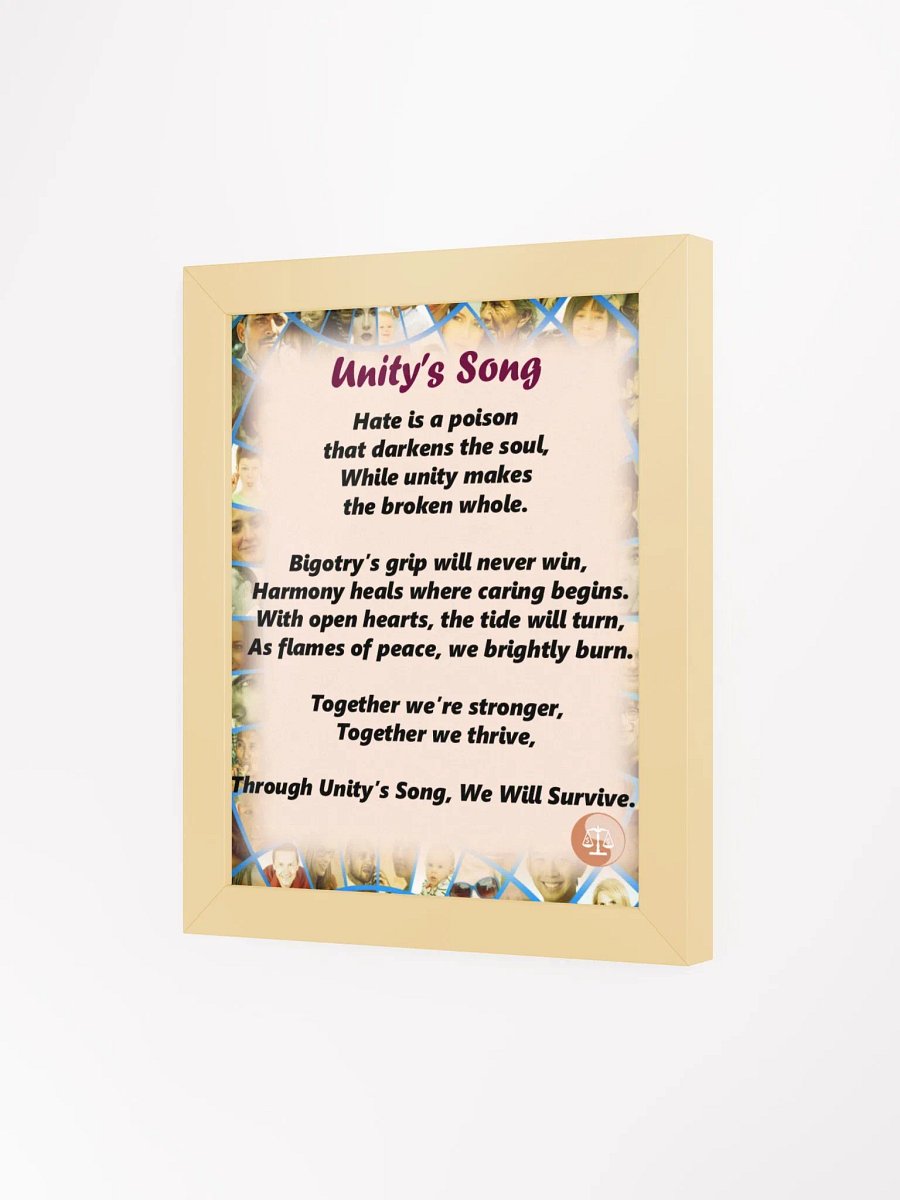 Unity's Song Framed Matte Poster product image (17)