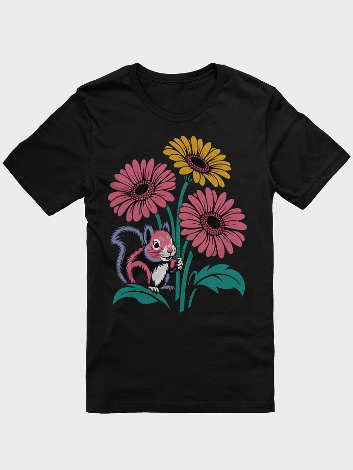 Whimsical Squirrel and Flowers Tee product image (1)