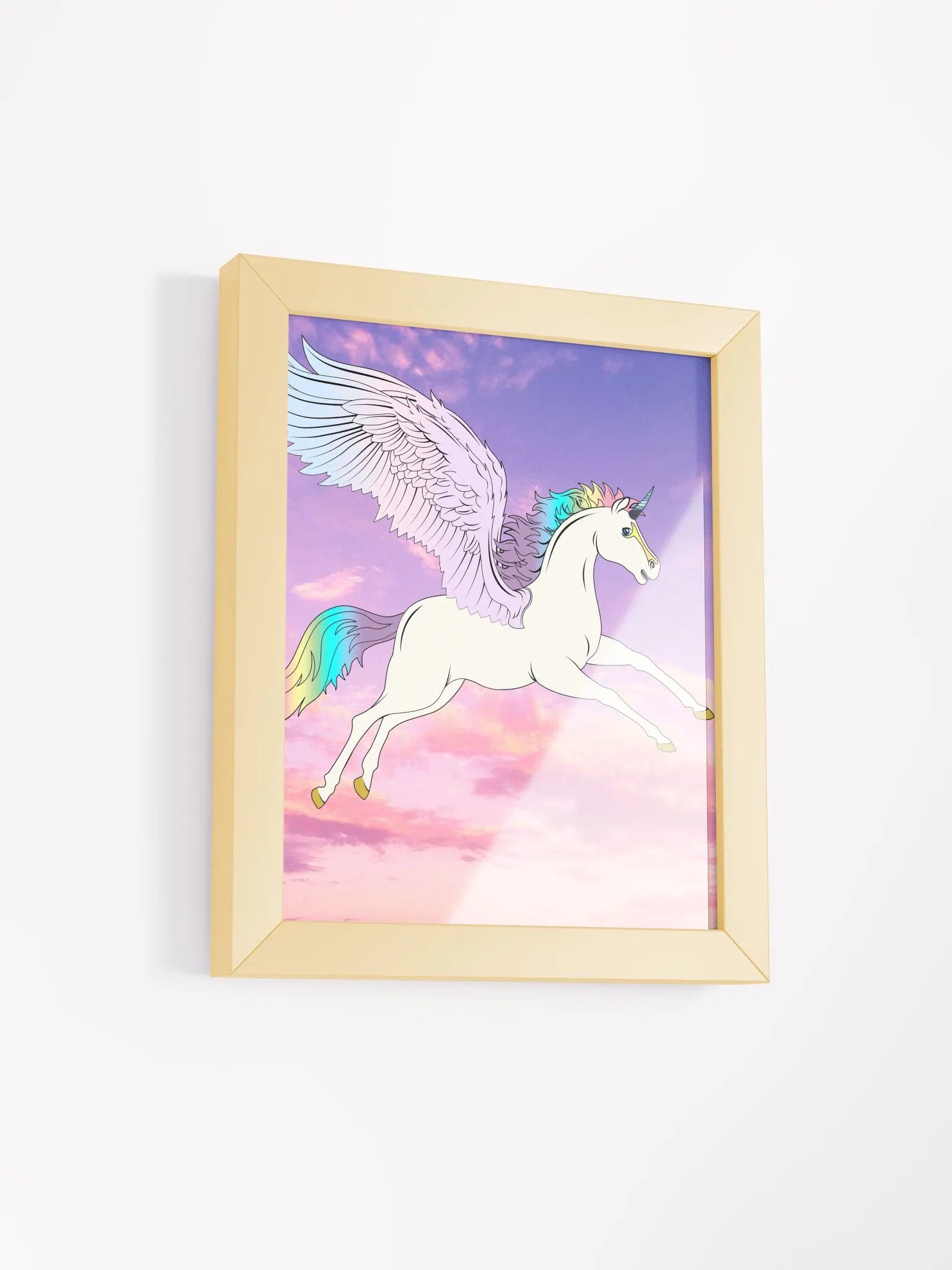 Celestial Alicorn Flight Framed Poster product image (9)