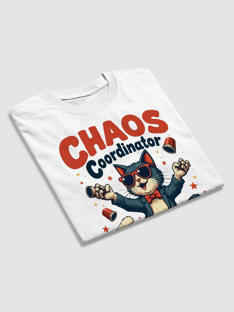 Chaos Coordinator Cat T-Shirt product image (2)